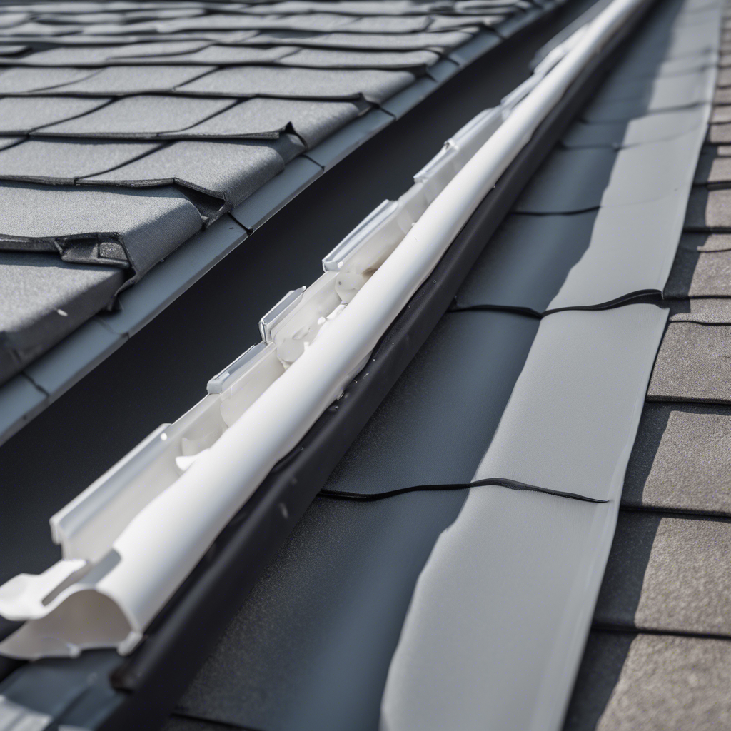 Système gouttière toiture moderne